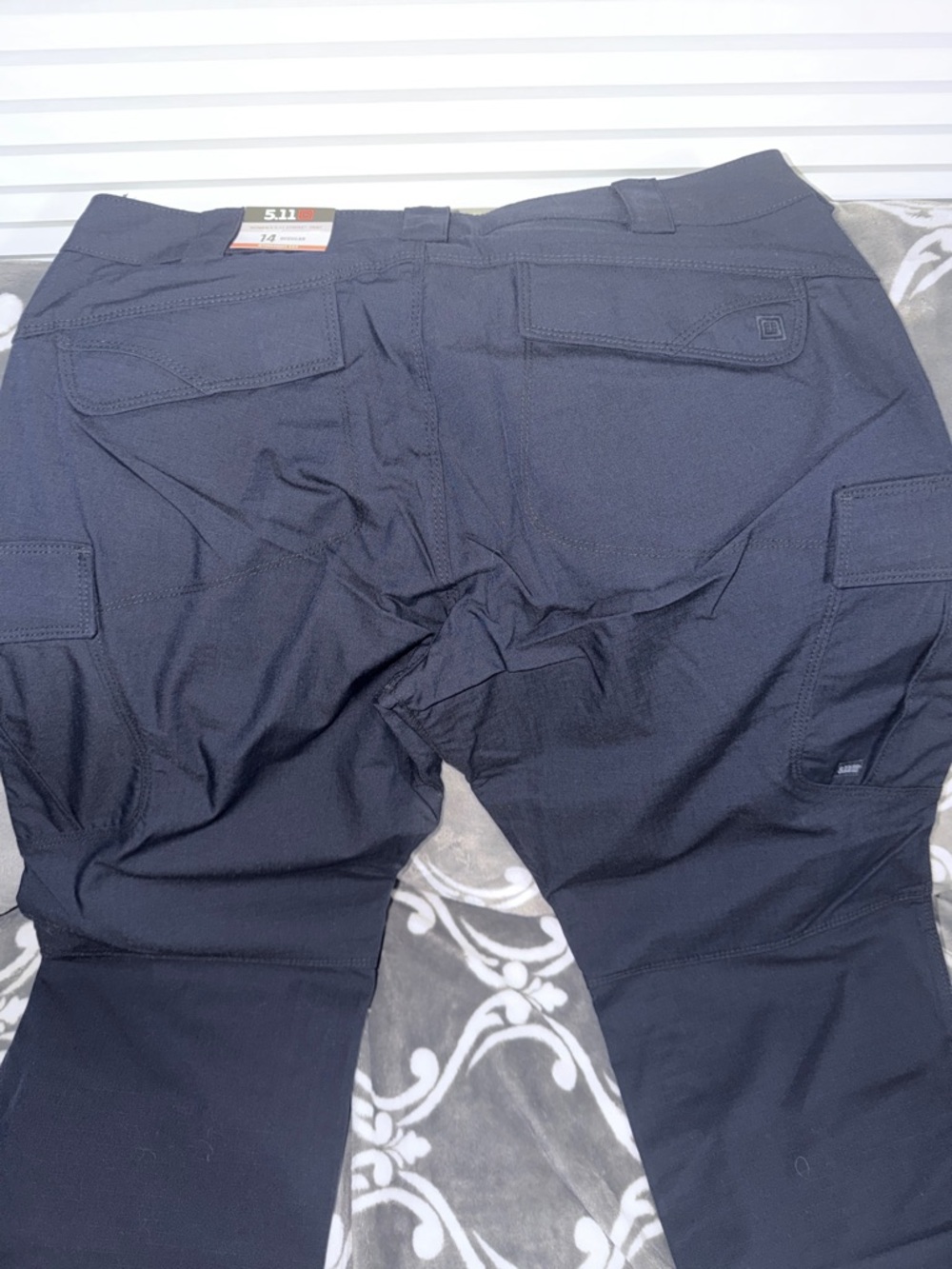 5.11 Tactical Women’s Navy Stryker Cargo Pants with Utility Pockets - Picture 4 of 5